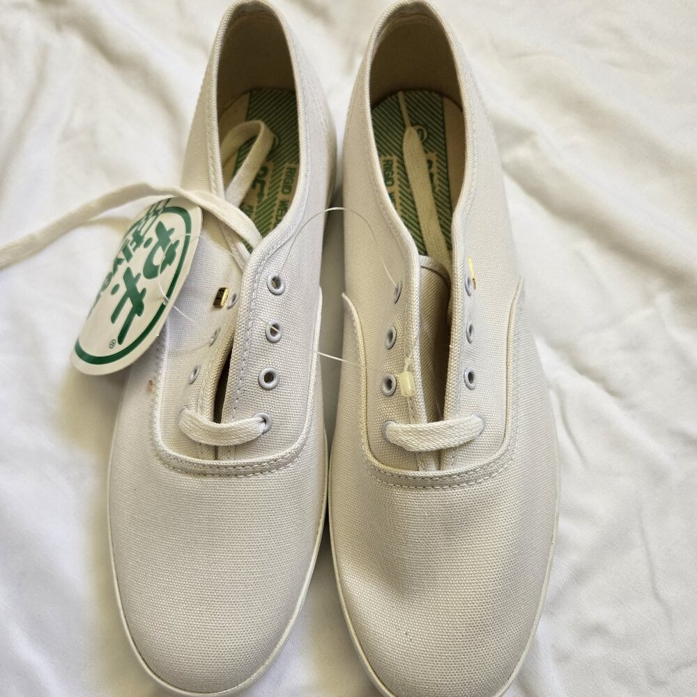 WOMEN'S P.F. FLYERS, WHITE, SIZE 10